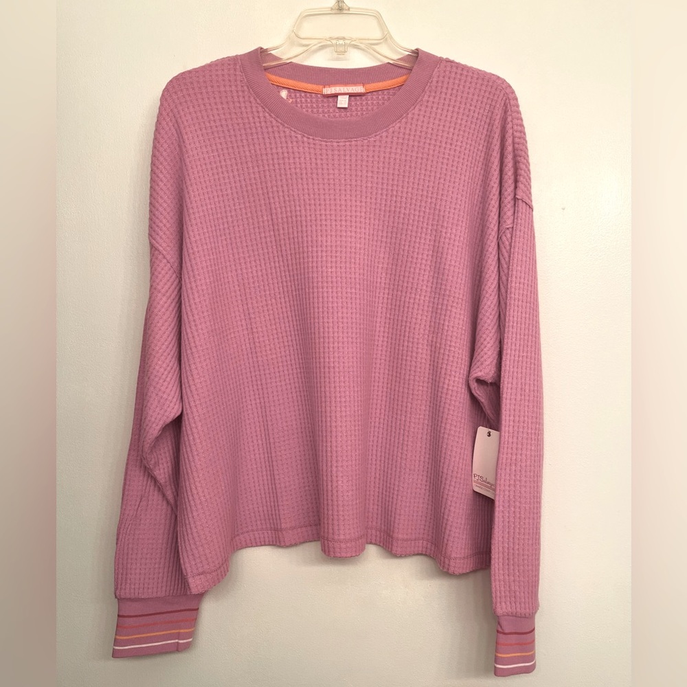PJ Salvage Speckled in Pink Top size XL